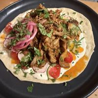 Mushroom Shawarma  at Kind Kitchen in Porto