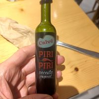 I asked for hot sauce and they gave me this chilli oil at Kind Kitchen in Porto
