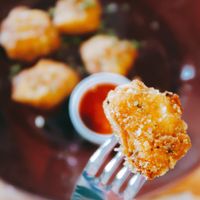 Tofu nugget at Kind Kitchen in Porto