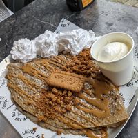 Biscoff crepe at Crêpeaffaire in St Albans