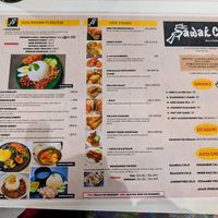 Menu 27 September 2025 at Sawak Cafe in Hobart