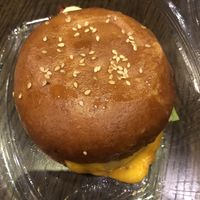 The burger  at TeDuKtu in Tirana