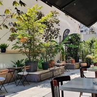 Courtyard at TeDuKtu in Tirana