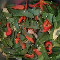 Vegetales at 3V Comida Taiwanesa Vegetariana in San Salvador