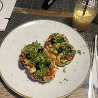 Vegan Bruschetta  at Pastabar in Budva
