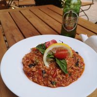 Rissoto vegan at Pastabar in Budva