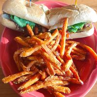 Jackfruit Bahn Mi at Trapper Grill in Moran