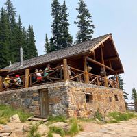 The teahouse at Lake Agnes Tea House in Lake Louise