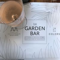 a bit of wine at The Garden Bar in Thessaloniki