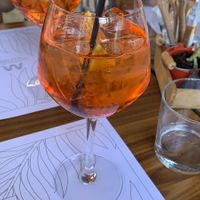 Aparol Spritz at The Garden Bar in Thessaloniki