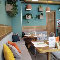 Part of the space inside at The Garden Bar in Thessaloniki