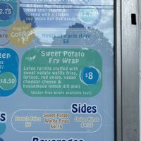 Vegan food option  at The Original Mickey's Igloo in Kingston