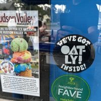 Oatly soft serve is the best!!!  at The Original Mickey's Igloo in Kingston