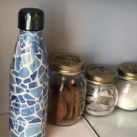 Selection of biscuits, tea and coffee with plant milk of choice (I had oat!) at Weymouth Vegan B&B in Weymouth
