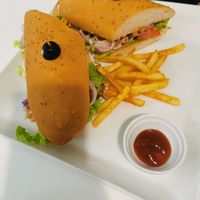 Mock meat & vegetable Submarine at The Vegan in Colombo