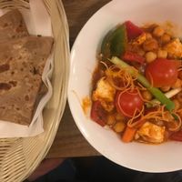 Tofu & chickpeas  at Masala Galley in Eaglehawk