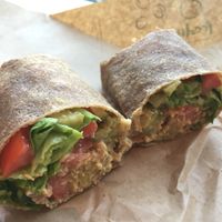 Felafel wrap at Foody lohas Cafe in Ulaanbaatar