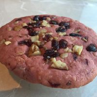 Beetroot cookie at Foody lohas Cafe in Ulaanbaatar