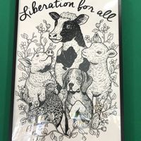 Wall art  at Vegan District in Petaling Jaya