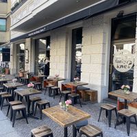 Outside  at What do you fancy love? in Berlin