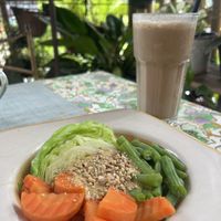   at Ima's Vegetarian Restaurant in Puerto Princesa