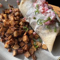 Vegan Breakfast burrito  at Cultivate Cafe in Jackson