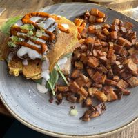 Vegan cowboy sandwich  at Cultivate Cafe in Jackson