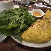 Bánh Xèo Chay  at La Cà Bar in Tacoma