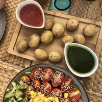 Tasty starters at Cafè Saüc in Mallorca