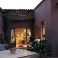 Courtyard  at Cafè Saüc in Mallorca