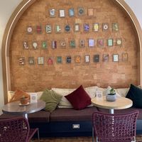 Inside decoration at Life Alive Organic Cafe - Back Bay - Boylston St in Boston