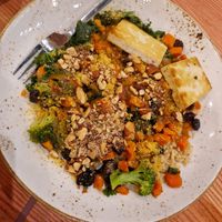 The Swami bowl with added roasted miso tofu at Life Alive Organic Cafe - Back Bay - Boylston St in Boston