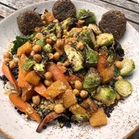 The Autumn Grain Bowl with falafel    at Life Alive Organic Cafe - Back Bay - Boylston St in Boston