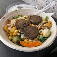 Autumn falafel warm bowl  at Life Alive Organic Cafe - Back Bay - Boylston St in Boston