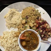 Veggie platter  at Andalous Mediterranean Grill in Irving