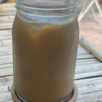 Iced oat latte  at Bali Bowls in Lege-cap-ferret