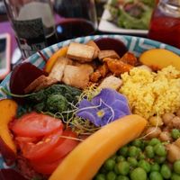 Smoked tofu Buddha bowl at What's On in Quimper