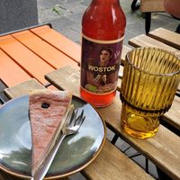 Veganer Birne Schokoladen Kuchen at OFOF Cafebar in Offenbach