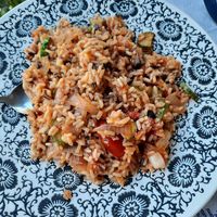 Vegetable Risotto at Mezza Volta in Corfu