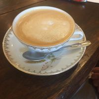 Mmmm coffee at Petit Biscuit Et Gourmandise in Puy-leveque