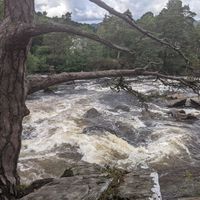 Falls of dochart at The Falls Of Dochart Inn in Killin