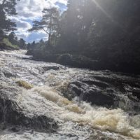 Falls of dochart at The Falls Of Dochart Inn in Killin
