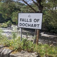 Falls of dochart - outside restaurant at The Falls Of Dochart Inn in Killin