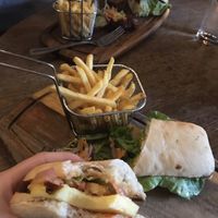Cheese ciabatta  at The Falls Of Dochart Inn in Killin
