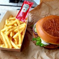 Vegan Burger Menu at Legoland Resort in Billund