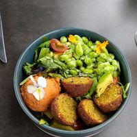 Buddha bowl(vegan) at Bom in Bouillon