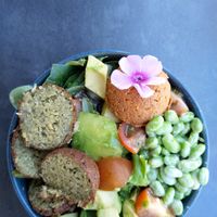 Buddha bowl Bom Bouillon at Bom in Bouillon