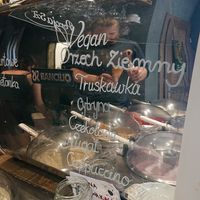 Vegan menu at Kantor Ice Cafe in Wroclaw