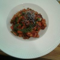 Vegan and chickpea special at The Tongue Hotel in Tongue