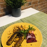 Alheira vegan at Balance Fitfood in Agueda